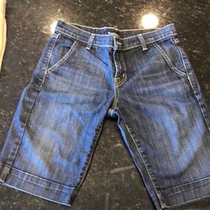 David Kahn Denim Bermuda Shorts